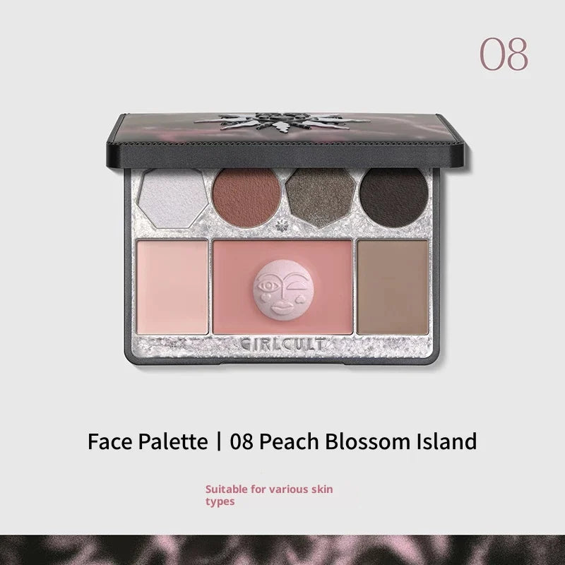 Girlcult Peach Blossom Utopia All-in-one Face palette