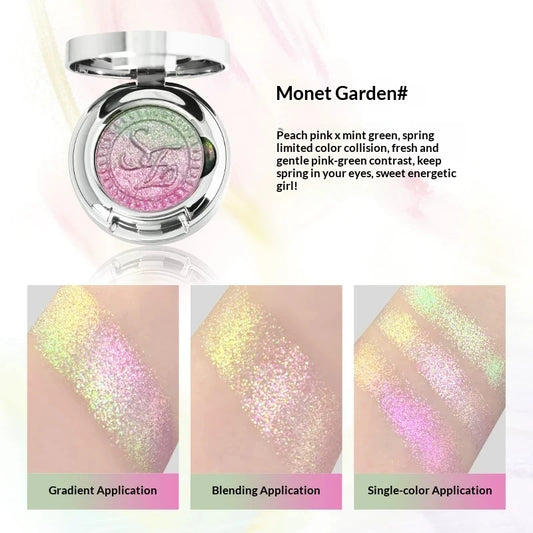 SheenEffect Shimmer Pink-Green Multichrome Eyeshadow