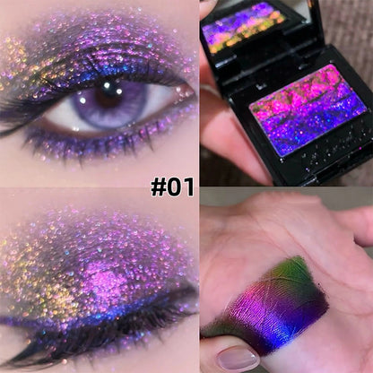 Coldnwild Multi-Chrome Eyeshadow: Iridescent Holographic Shifts