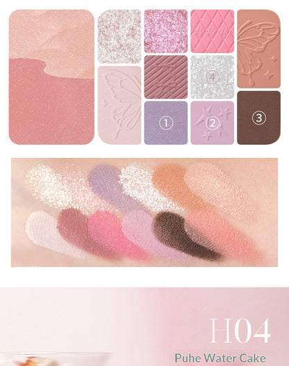 HOLD LIVE 12-Color Butterfly Eyeshadow Palette