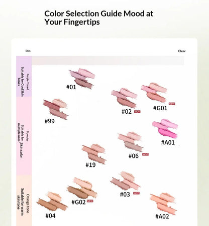Timage Blush Palette – 3-in-1: Highlight, Contour & Flush