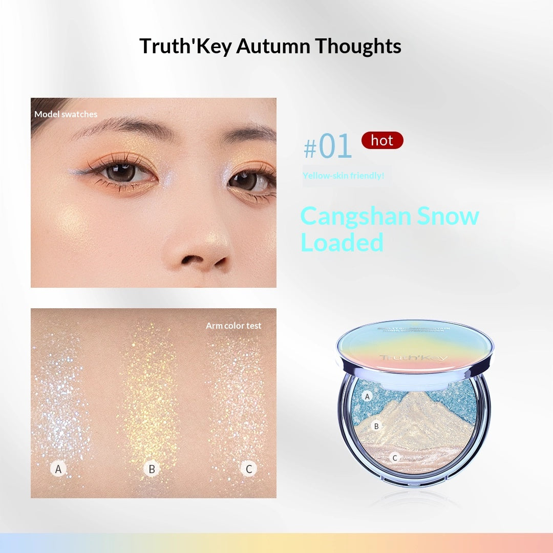 Truth‘Key "Sunlit Peaks" 3-Color Strobing Highlighter