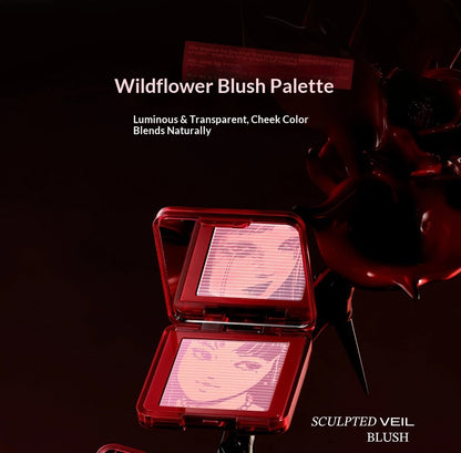 Junji Ito × Little ONDINE Tomie Embossed Blush Palette