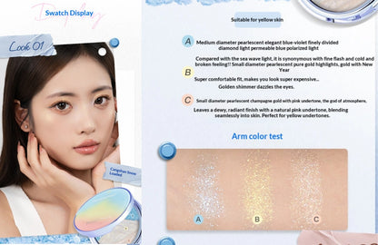 Truth‘Key "Sunlit Peaks" 3-Color Strobing Highlighter