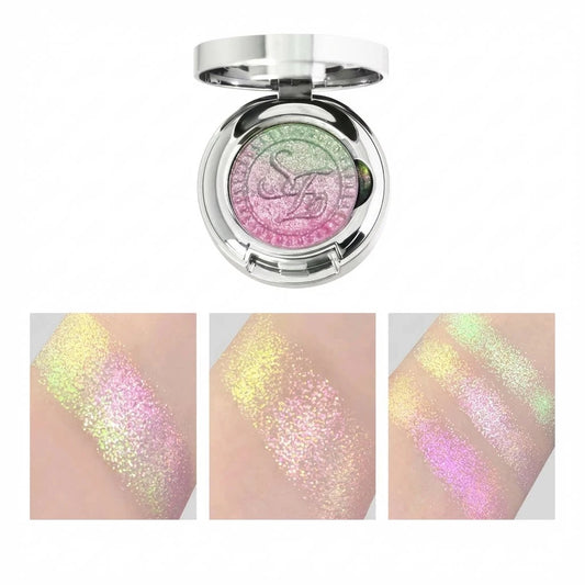 SheenEffect Shimmer Pink-Green Multichrome Eyeshadow