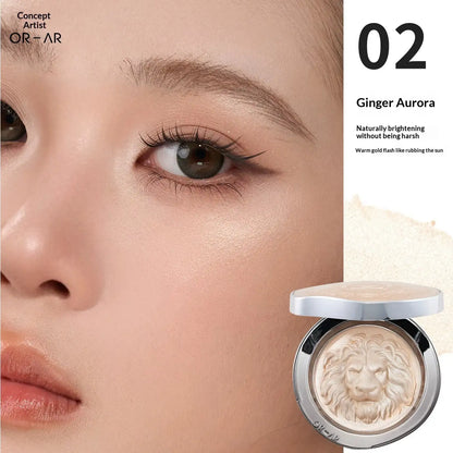 ORIGINAL ARTIST Lion's Head 2-in-1 Highlighter Contour Palette