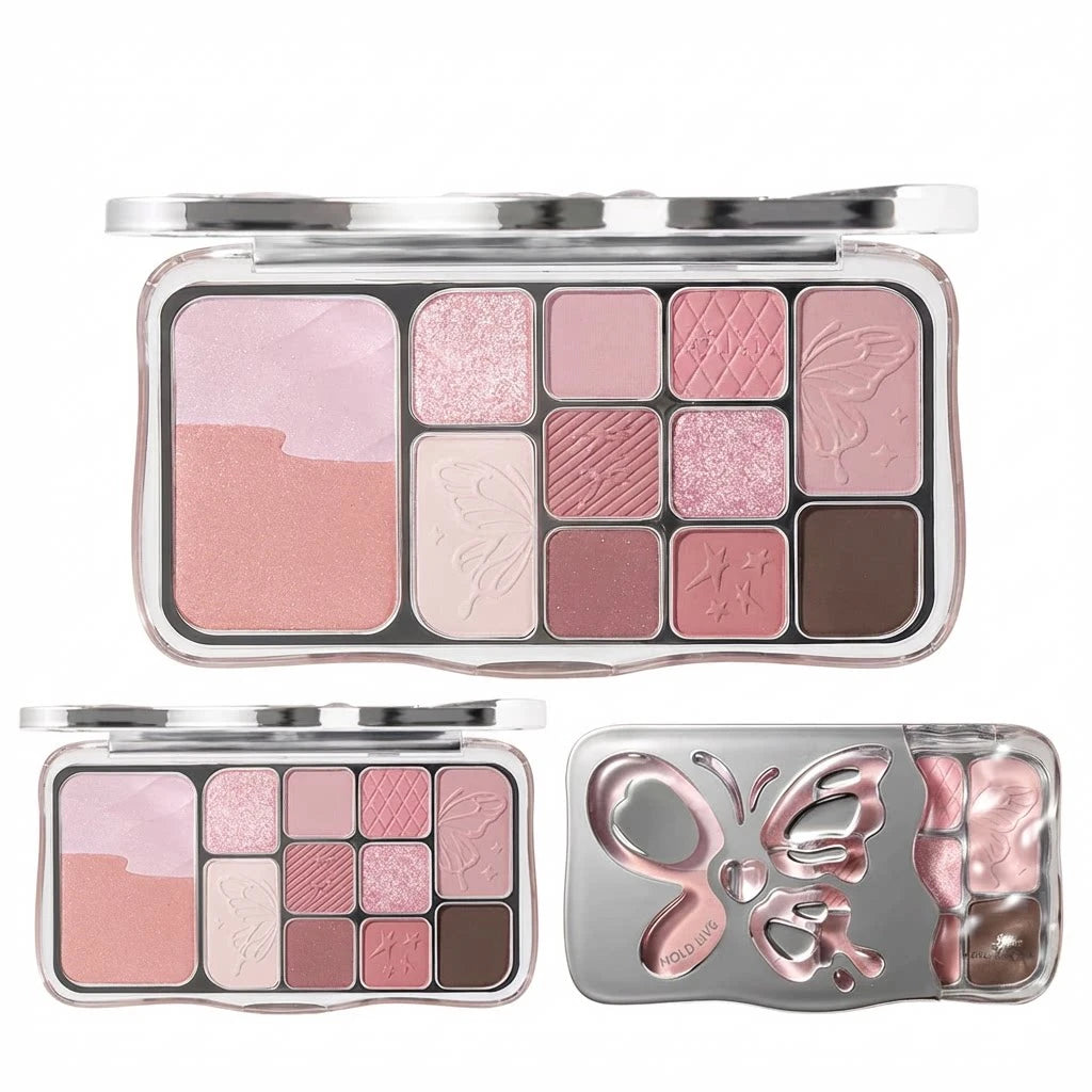 HOLD LIVE 12-Color Butterfly Eyeshadow Palette