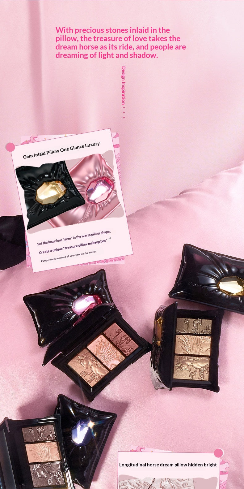 Cheeryep Pillow Gem Dreams Eyeshadow Palette & Highlighter