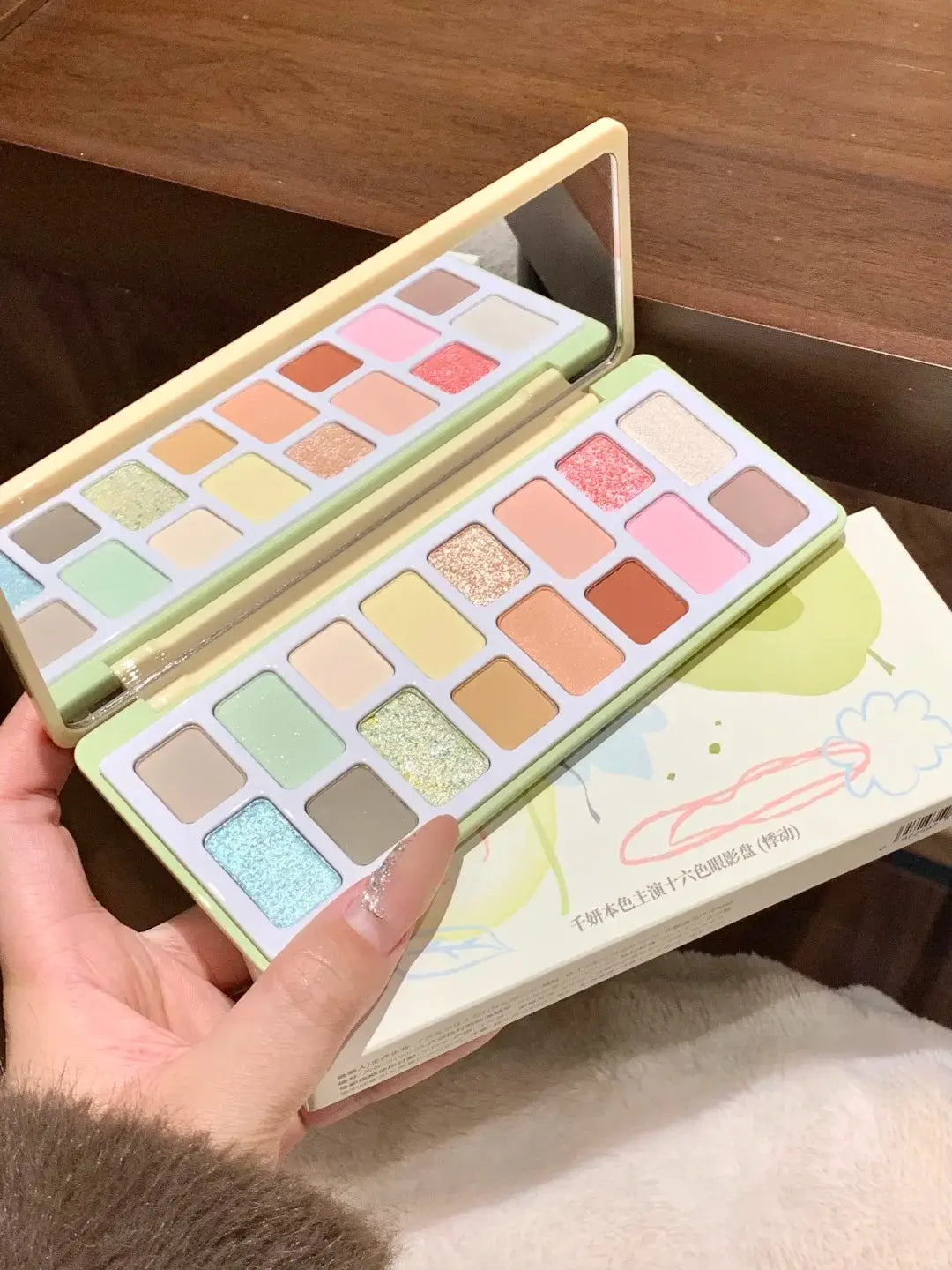 Cheeryep Palette 16 Color Spring Eyeshadow for Everyday Look-14#Flipped