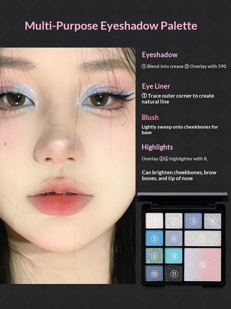 HOLD LIVE Dark Fairy Tale 12-Color Eyeshadow Palette