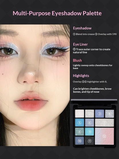 HOLD LIVE Dark Fairy Tale 12-Color Eyeshadow Palette