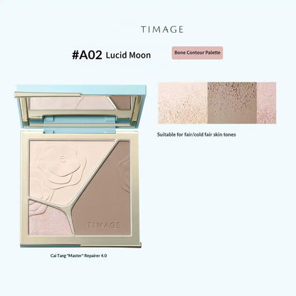 TIMAGE Contour Palette – 3-in-1 Matte Highlight & Shadow for 3D Lift