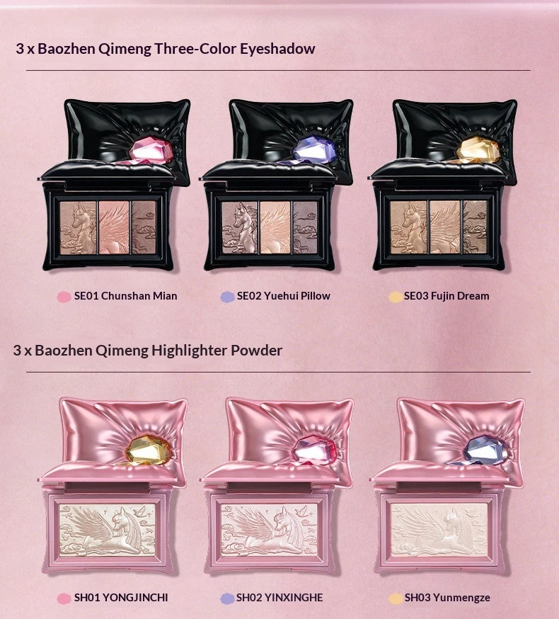 Cheeryep Pillow Gem Dreams Eyeshadow Palette & Highlighter