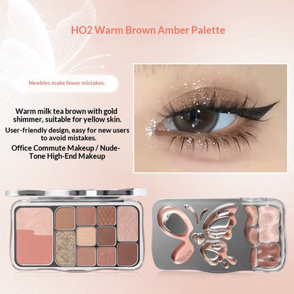 HOLD LIVE 12-Color Butterfly Eyeshadow Palette