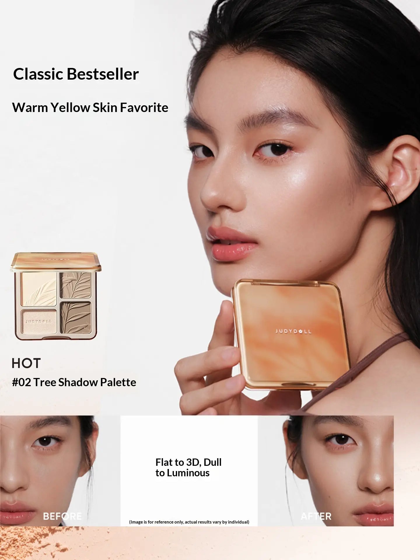 Judydoll Contour & Highlighter Palette 2 IN 1