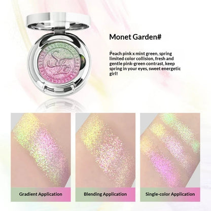 SheenEffect Shimmer Pink-Green Multichrome Eyeshadow