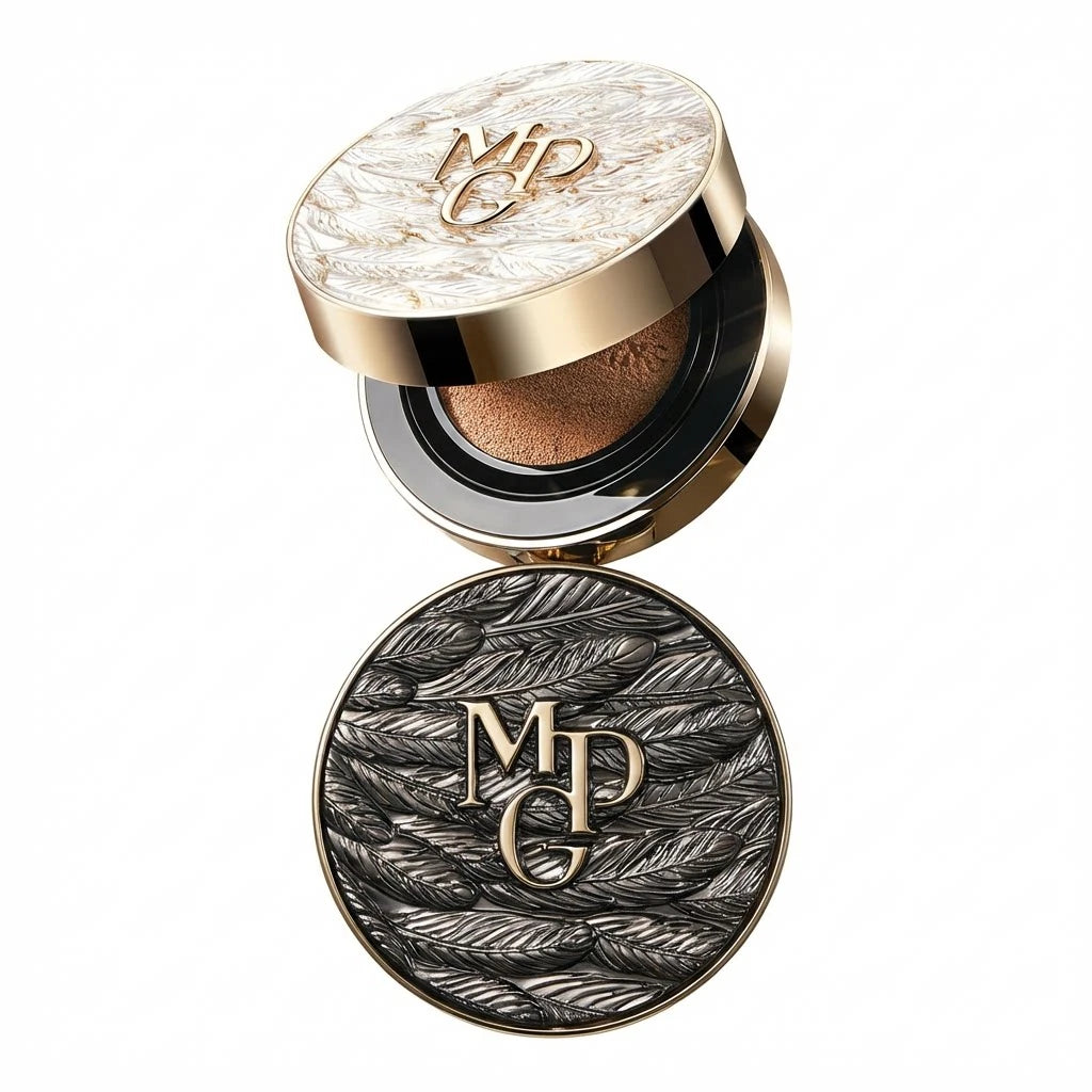 MAOGEPING Foundation — Black and White Wing Caviar Cushion
