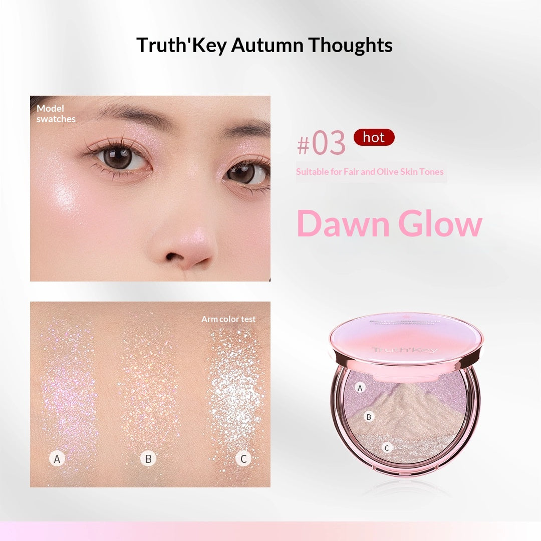 Truth‘Key "Sunlit Peaks" 3-Color Strobing Highlighter