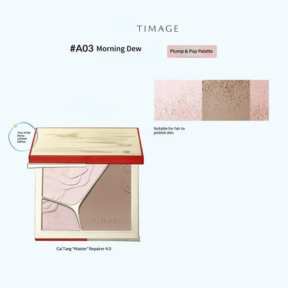 TIMAGE Contour Palette – 3-in-1 Matte Highlight & Shadow for 3D Lift
