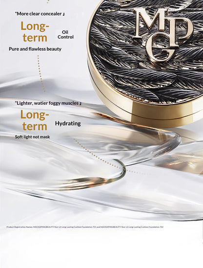 MAOGEPING Foundation — Black and White Wing Caviar Cushion