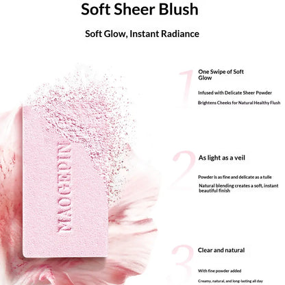MAOGEPING Blush: Gauzy Magic – Natural & Buildable Finish