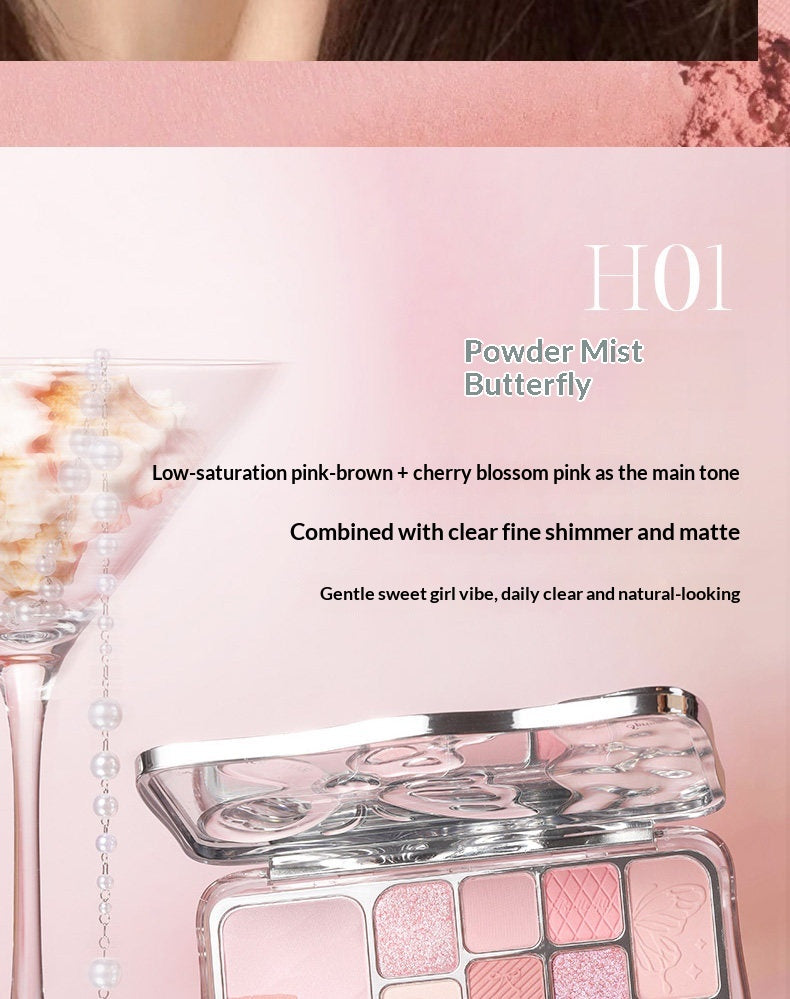 HOLD LIVE 12-Color Butterfly Eyeshadow Palette