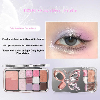 HOLD LIVE 12-Color Butterfly Eyeshadow Palette