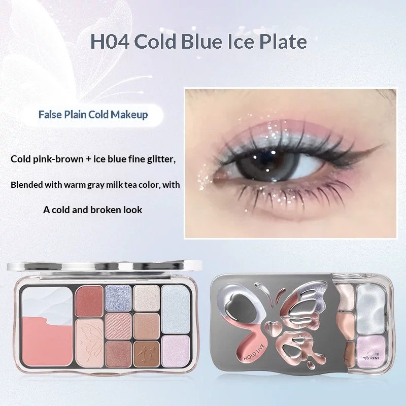 HOLD LIVE 12-Color Butterfly Eyeshadow Palette