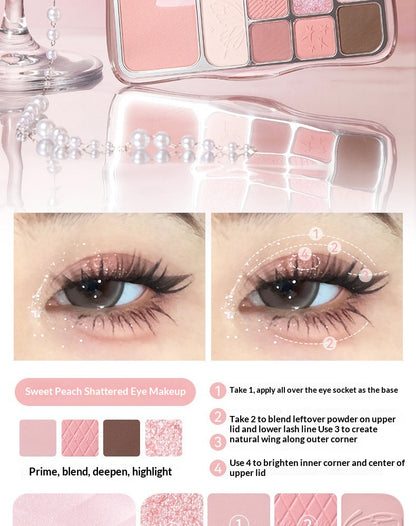 HOLD LIVE 12-Color Butterfly Eyeshadow Palette