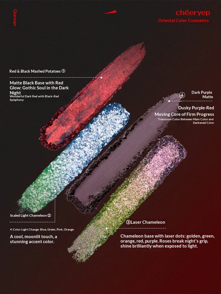 Cheeryep Floating Life Eyeshadow Palette – 16 Colors