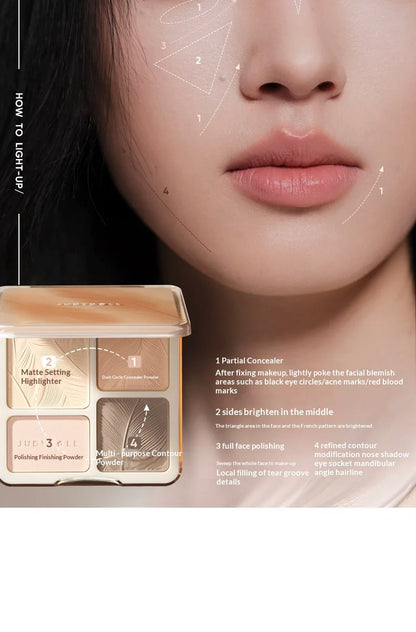 Judydoll Contour & Highlighter Palette 2 IN 1