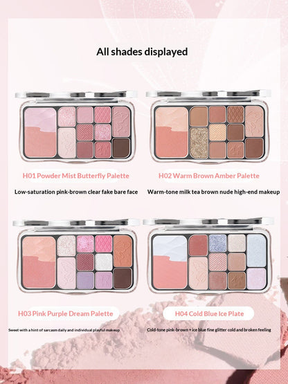 HOLD LIVE 12-Color Butterfly Eyeshadow Palette