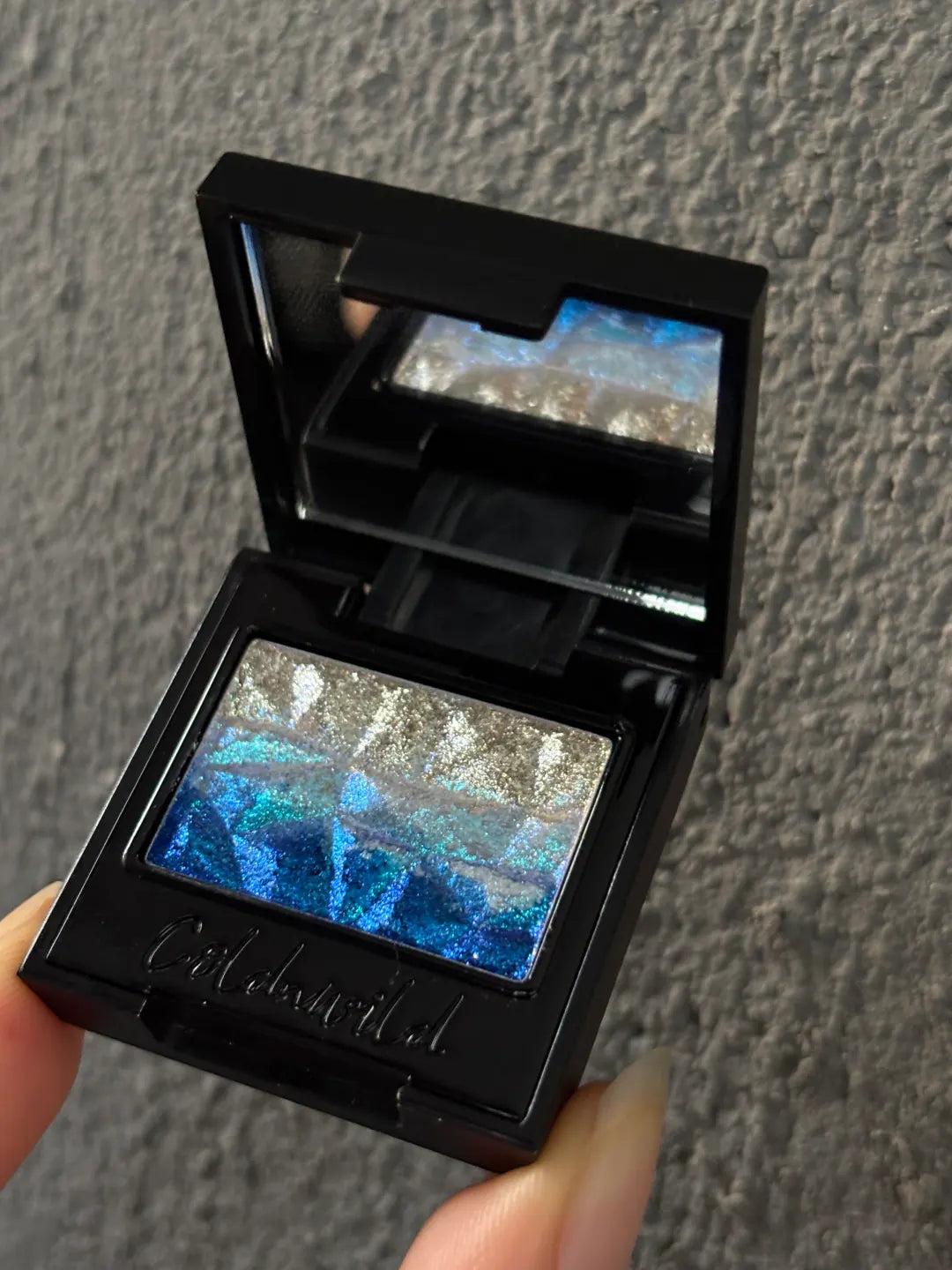 Coldnwild Blue Glitter Eyeshadow & Silver Shimmer Duo