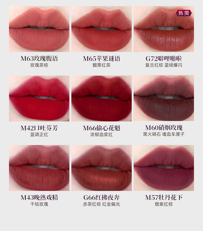 Girlcult Velvet Matte Lipstick: Nude, Red, Dark & Glitter Shades