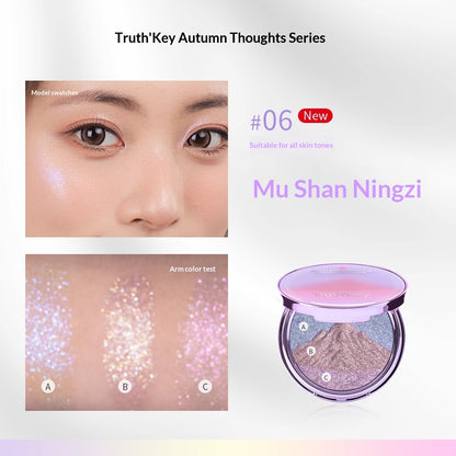 Truth‘Key "Sunlit Peaks" 3-Color Strobing Highlighter