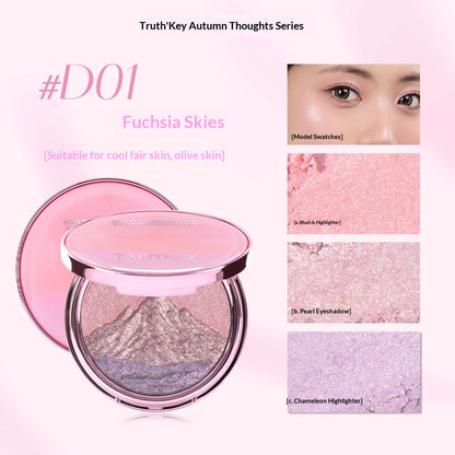 Truth‘Key "Sunlit Peaks" 3-Color Strobing Highlighter