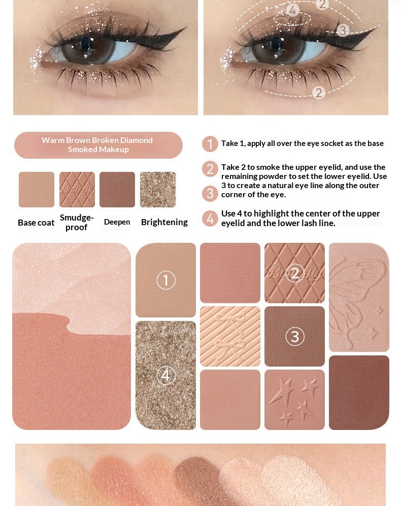 HOLD LIVE 12-Color Butterfly Eyeshadow Palette