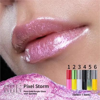 Kaleidos Moon Arcade Glassload Lip Melt – Mirror-Like Glossy Lipstick