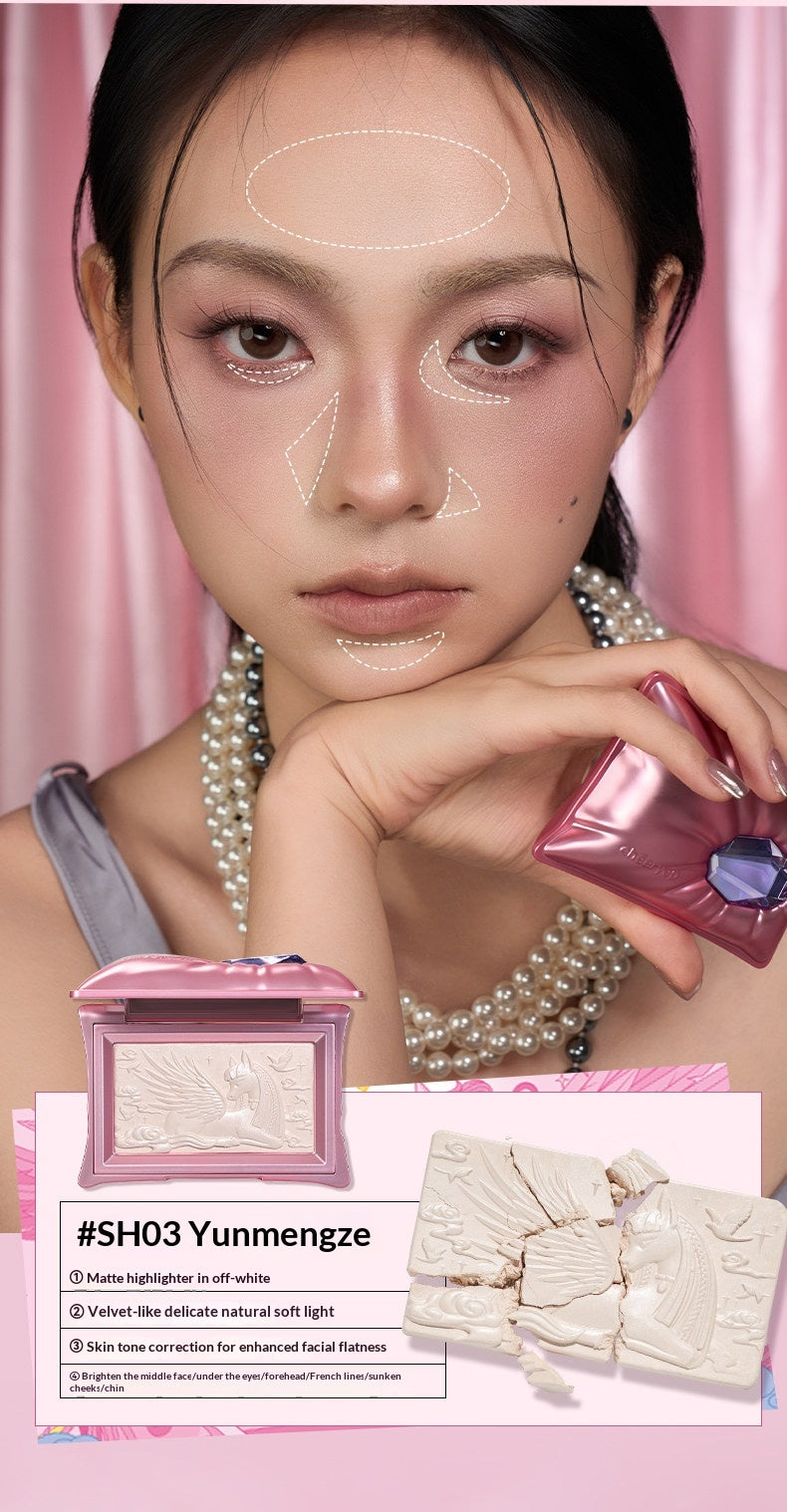 Cheeryep Pillow Gem Dreams Eyeshadow Palette & Highlighter