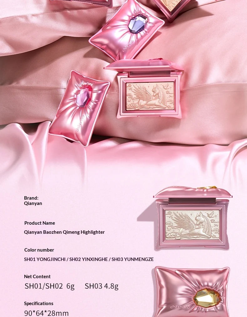 Cheeryep Pillow Gem Dreams Eyeshadow Palette & Highlighter