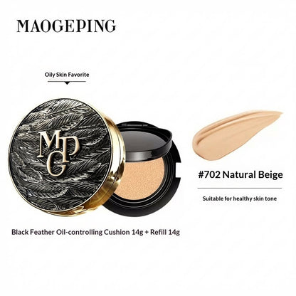 MAOGEPING Foundation — Black and White Wing Caviar Cushion