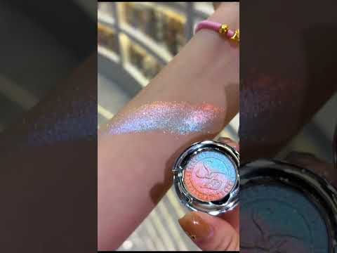 SheenEffect Shimmer Icy Blue to Warm Orange Multichrome Eyeshadow